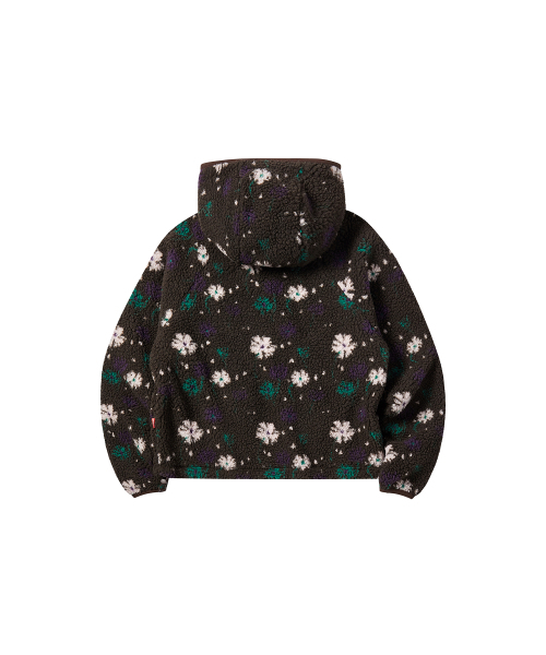 COMONINOZ（コモニノズ）の「W PATTERN FLEECE JACKET [DEEP BROWN]（その他アウター・レディース・ダークブラウン・FREE）」の3枚目の写真