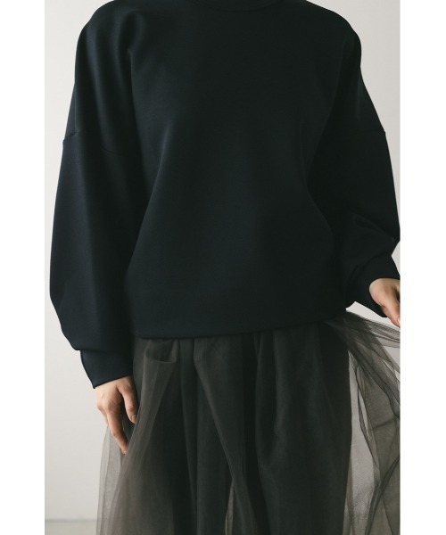 STYLEMIXER（スタイルミキサー）の「バックオープンカットトップ（スウェット・レディース・ホワイト/ピンク/ネイビー・FREE）」の15枚目の写真