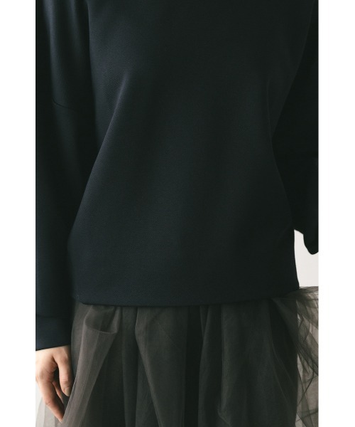 STYLEMIXER（スタイルミキサー）の「バックオープンカットトップ（スウェット・レディース・ホワイト/ピンク/ネイビー・FREE）」の16枚目の写真