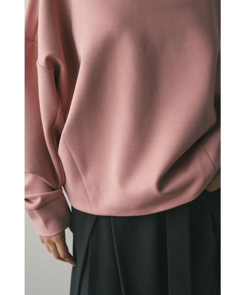 STYLEMIXER（スタイルミキサー）の「バックオープンカットトップ（スウェット・レディース・ホワイト/ピンク/ネイビー・FREE）」の21枚目の写真