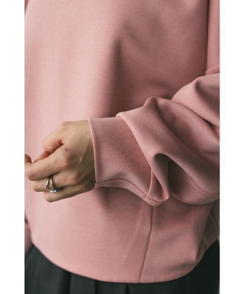 STYLEMIXER（スタイルミキサー）の「バックオープンカットトップ（スウェット・レディース・ホワイト/ピンク/ネイビー・FREE）」の22枚目の写真