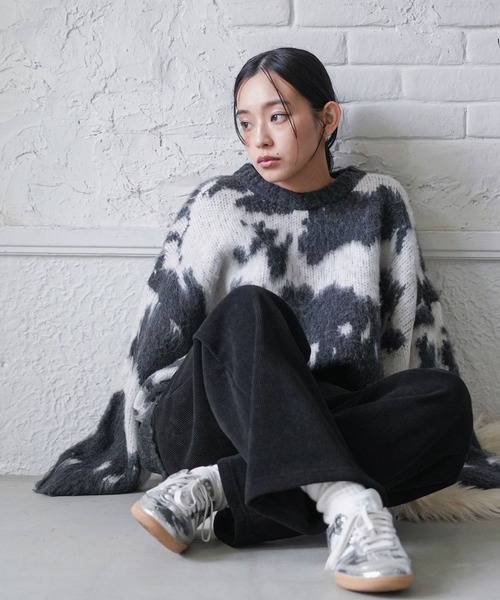 mili an deni(ミリアンデニ)の「コーデュロイ裏フリースボンディングパンツ(その他パンツ・レディース・ブラウン/ブラック/アイボリー・M)」の16枚目の写真
