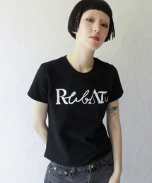 レタリングロゴTシャツ_ブラック