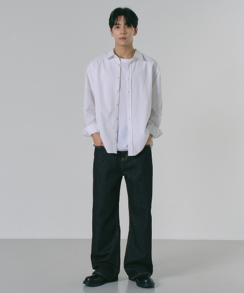 LXT（エルエックスティー）の「夏用コットンリネンセミオーバーシャツ[ホワイト]（シャツ/ブラウス・レディース・その他・MEDIUM/LARGE/X-LARGE/XX-LARGE）」の2枚目の写真