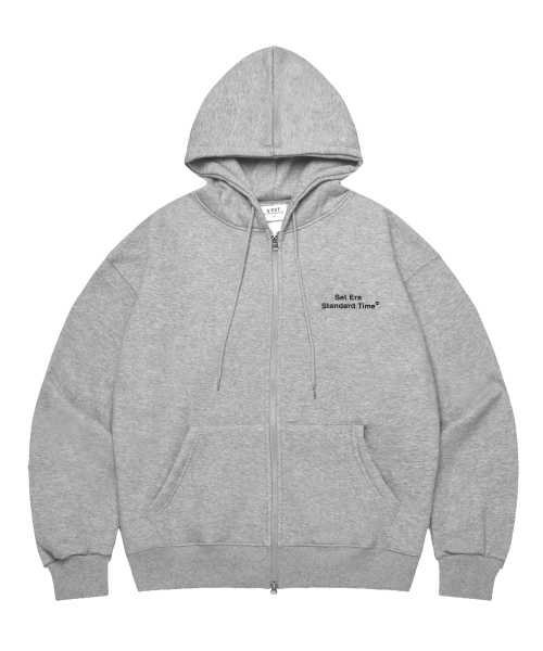 S'EST(エスイーエスティー)の「SIDE LOGO Two Way Hoodie - Grey(パーカー・レディース・グレー・X-LARGE)」の1枚目の写真