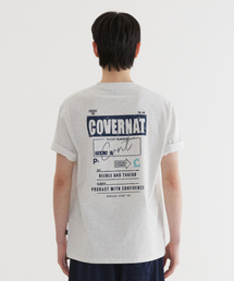 COVERNAT（カバーナット）の「Supima Exhaust Hooded Graphic T-Shirt Heather Gray（Tシャツ/カットソー・メンズ）」