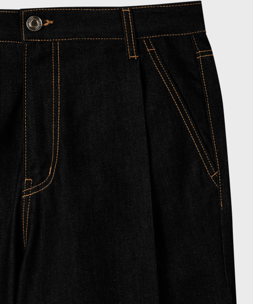 NONBLANK(ノンブランク)の「生地ワイドフィットパンツ_BLACK(デニムパンツ・メンズ・その他・MEDIUM/LARGE/X-LARGE)」の2枚目の写真