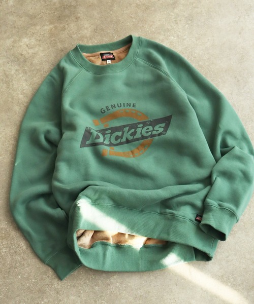 Dickies（ディッキーズ）の「【GENUINE DICKIES/ジェニュインディッキーズ】アソート 裏シャギー クルーネック スウェット トレーナー（スウェット・レディース・ワインレッド/ブルー/杢グレー/レッド/グリーン/オートミール/ブラック系/スミクロ・L/M）」の6枚目の写真