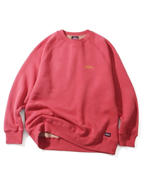 Dickies（ディッキーズ）の「【GENUINE DICKIES/ジェニュインディッキーズ】アソート 裏シャギー クルーネック スウェット トレーナー（スウェット・レディース・ワインレッド/ブルー/杢グレー/レッド/グリーン/オートミール/ブラック系/スミクロ・L/M）」の22枚目の写真