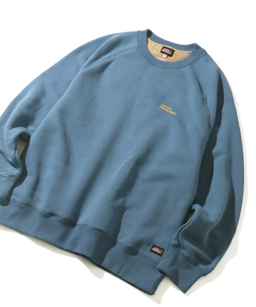 Dickies（ディッキーズ）の「【GENUINE DICKIES/ジェニュインディッキーズ】アソート 裏シャギー クルーネック スウェット トレーナー（スウェット・レディース・ワインレッド/ブルー/杢グレー/レッド/グリーン/オートミール/ブラック系/スミクロ・L/M）」の9枚目の写真