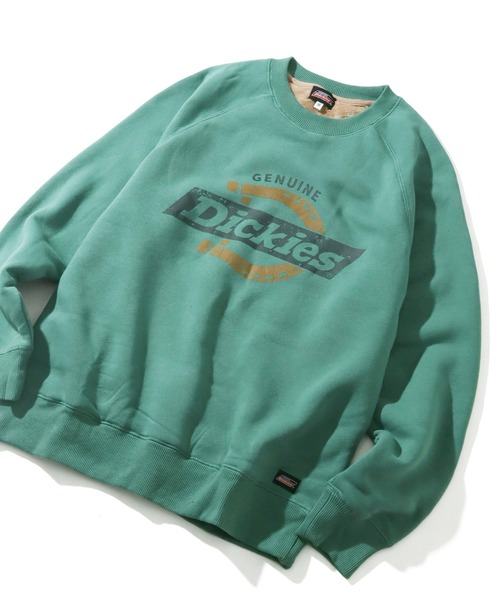 Dickies（ディッキーズ）の「【GENUINE DICKIES/ジェニュインディッキーズ】アソート 裏シャギー クルーネック スウェット トレーナー（スウェット・レディース・ワインレッド/ブルー/杢グレー/レッド/グリーン/オートミール/ブラック系/スミクロ・L/M）」の15枚目の写真