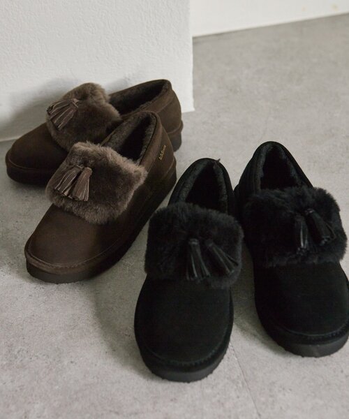 ear PAPILLONNER（イアパピヨネ）の「【L.B.Evans（エルビーエヴァンズ】フリンジモカシン RITA（その他シューズ・レディース・ブラウン/ブラック・23cm/25cm/24cm）」の3枚目の写真