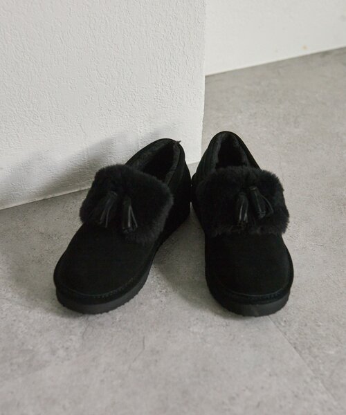 ear PAPILLONNER（イアパピヨネ）の「【L.B.Evans（エルビーエヴァンズ】フリンジモカシン RITA（その他シューズ・レディース・ブラウン/ブラック・23cm/25cm/24cm）」の5枚目の写真