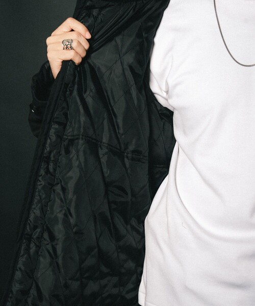 NineMicrophones(ナインマイクロフォンズ)の「LINED MODS PARKA(モッズコート・メンズ・ブラック/オリーブ・LARGE)」の11枚目の写真