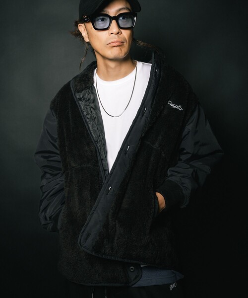 NineMicrophones(ナインマイクロフォンズ)の「LINED MODS PARKA(モッズコート・メンズ・ブラック/オリーブ・LARGE)」の14枚目の写真