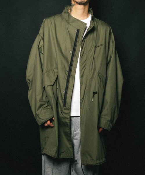NineMicrophones(ナインマイクロフォンズ)の「LINED MODS PARKA(モッズコート・メンズ・ブラック/オリーブ・LARGE)」の19枚目の写真