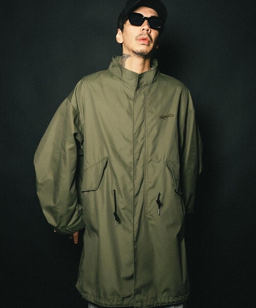 NineMicrophones(ナインマイクロフォンズ)の「LINED MODS PARKA(モッズコート・メンズ・ブラック/オリーブ・LARGE)」の22枚目の写真