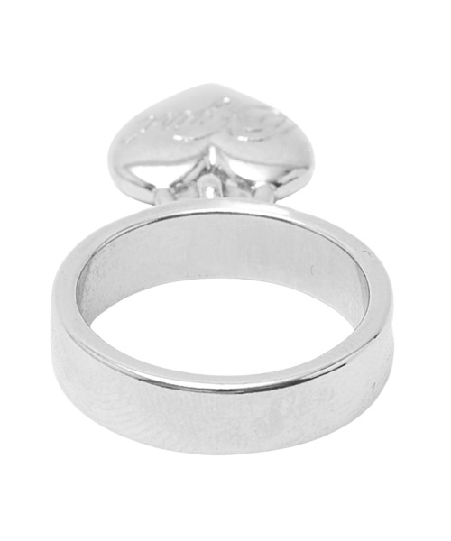 X-girl（エックスガール）の「HEART PADLOCK RING（リング・レディース・シルバー・ONE SIZE）」の4枚目の写真