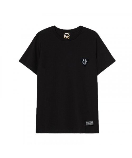 EIGHTVOLUME(エイトボリューム)の「EVエンブレムパッチブラックTシャツ(Tシャツ/カットソー・メンズ・その他・LARGE/MEDIUM)」の1枚目の写真