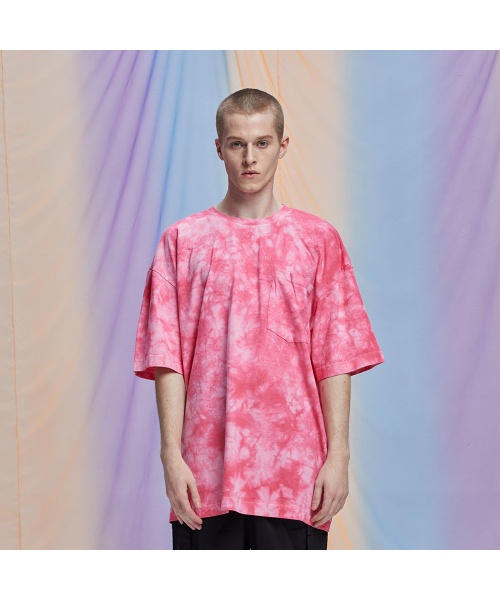 BALANT(バラント)の「マーブルリングミニロゴポケットTシャツ - ピンク(Tシャツ/カットソー・メンズ・その他・LARGE)」の1枚目の写真