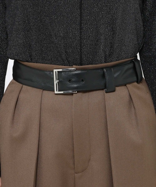 HARE(ハレ)の「フェイクレザーキリカエデザインタックパンツ(HARE)(その他パンツ・レディース・ブラック/ブラウン・FREE)」の14枚目の写真