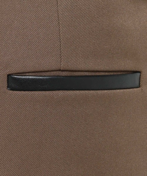 HARE(ハレ)の「フェイクレザーキリカエデザインタックパンツ(HARE)(その他パンツ・レディース・ブラック/ブラウン・FREE)」の21枚目の写真