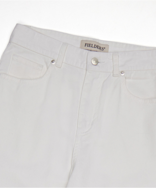 FIELDERS(フィールダーズ)の「REGULAR STRAIGHT FIT DENIM PANTS WHITE(デニムパンツ・レディース・その他・SMALL/MEDIUM)」の4枚目の写真