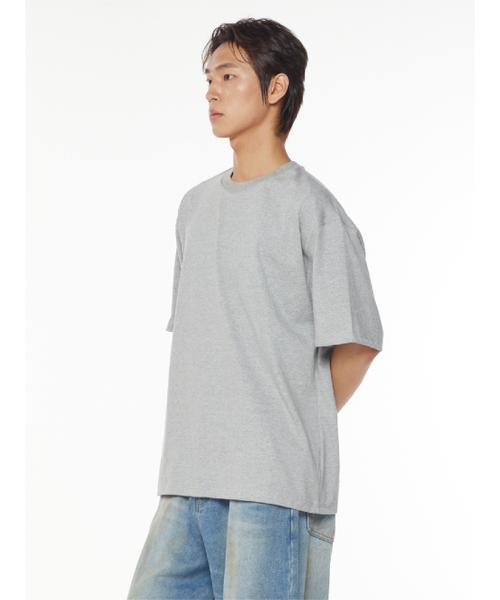 THESTORI（ザ・ストリ）の「[21.7oz / 8数] シンプルヘビーオーバーサイズ半袖Tシャツ（メランジ）（Tシャツ/カットソー・メンズ・その他・0(S)/1(M)/2(L)/3(XL)）」の2枚目の写真