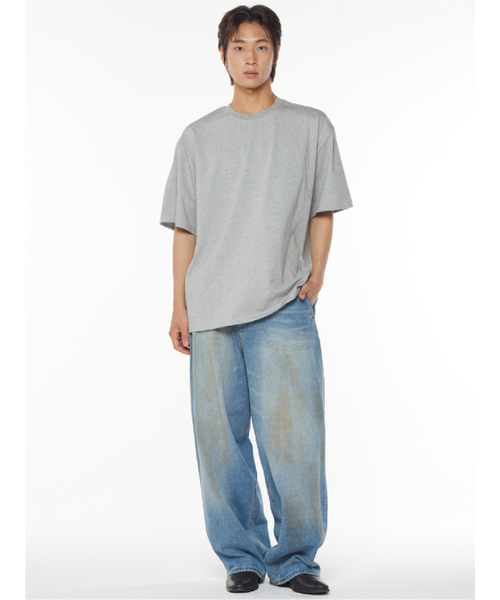 THESTORI（ザ・ストリ）の「[21.7oz / 8数] シンプルヘビーオーバーサイズ半袖Tシャツ（メランジ）（Tシャツ/カットソー・メンズ・その他・0(S)/1(M)/2(L)/3(XL)）」の3枚目の写真