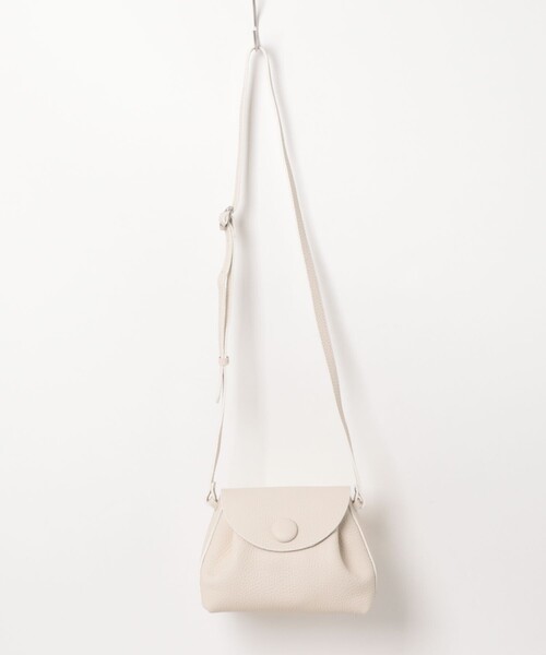 qualite(カリテ)の「シュリンクレザーミニショルダーバッグ【巾着袋付き】/ミニバッグ/レザーバッグ(ショルダーバッグ・レディース・ライム/ピンク/オフホワイト・フリー)」の11枚目の写真