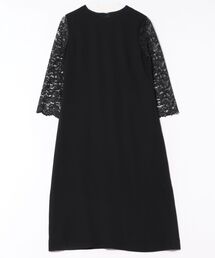 NEWYORKER（ニューヨーカー）の「サテン&ラッセルレース コンビワンピース（ワンピース）」