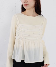 archives | 花柄刺繍ベロアビスチェ×リブニットプルオーバーＳＥＴ(ニット/セーター)