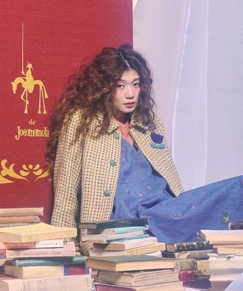Jocomomola（ホコモモラ）の「La escena inicial ジャカードハーフ丈コート（その他アウター・レディース・ベージュ・40/42）」の12枚目の写真