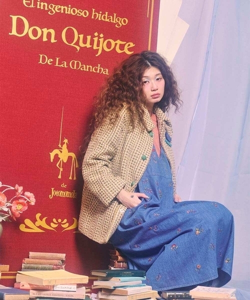 Jocomomola（ホコモモラ）の「La escena inicial ジャカードハーフ丈コート（その他アウター・レディース・ベージュ・40/42）」の14枚目の写真