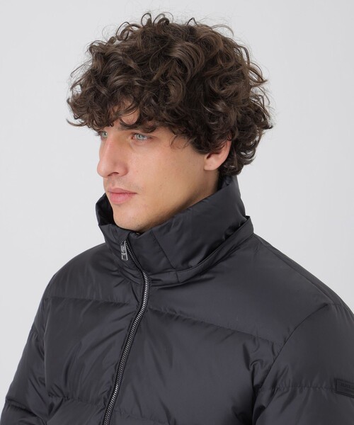 BLACK LABEL CRESTBRIDGE(ブラックレーベル・クレストブリッジ)の「クレストブリッジチェックコンビショートダウン(ダウンジャケット/コート・メンズ・ブラック/ネイビー/オフホワイト・XL/M/L)」の8枚目の写真