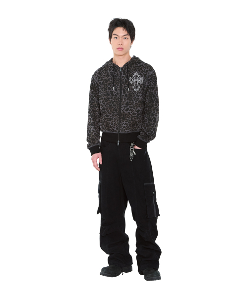 AAKAM（アーカム）の「AKM CROS2 Leopard Zip-Up Hoodie (Charcoal)（パーカー・レディース・その他・1/2）」の13枚目の写真