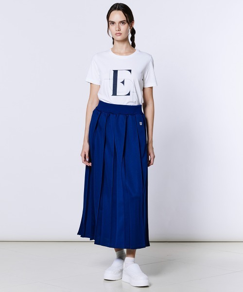 ESSENTIAL（エッセンシャル）の「ブライトキングプリーツスカート（スカート・レディース・アイボリー/ネイビー・36/38）」の16枚目の写真