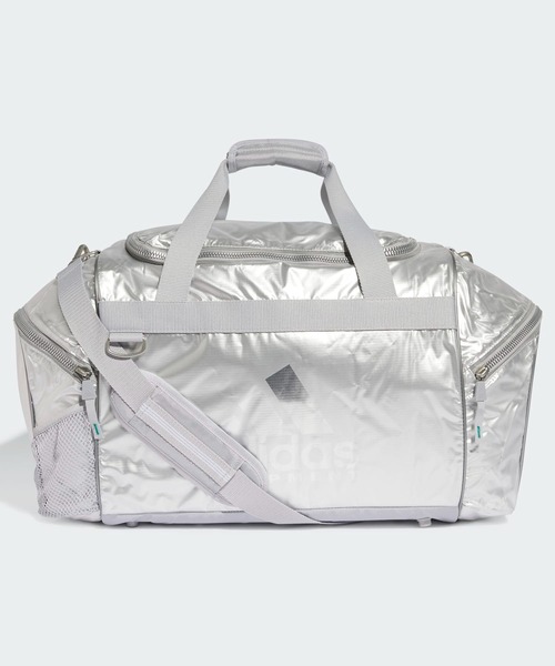 ブランド古着】ボストンバッグ（シルバー/銀色系・A4サイズ収納可