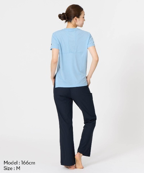 le coq sportif(ルコックスポルティフ)の「接触冷感ハイライズフレアパンツ(その他パンツ・レディース・ネイビー/ブラック・XL/L/M/S)」の14枚目の写真