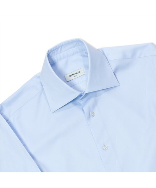 PRODESHIRT（プロデシャツ）の「[スリム]ワイドカラー ドレスシャツ (ブルー)（ビジネスシャツ・メンズ・その他・M/L/XL/XXL）」の4枚目の写真