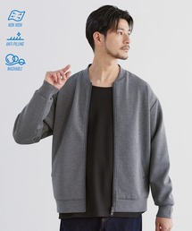 SPU（スプ）の「【防シワ・抗ピリング・ウォッシャブル】ハイポンチMA1ジャケットブルゾン（MA-1）」