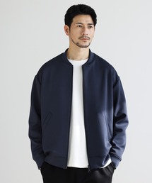 SPU（スプ）の「【防シワ・抗ピリング・ウォッシャブル】ハイポンチMA1ジャケットブルゾン（MA-1）」