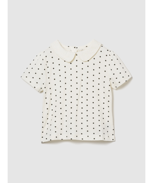 パフスリーブ　襟カットソー セール】babyGap パフスリーブ 襟付きTシャツ（Tシャツ/カットソー
