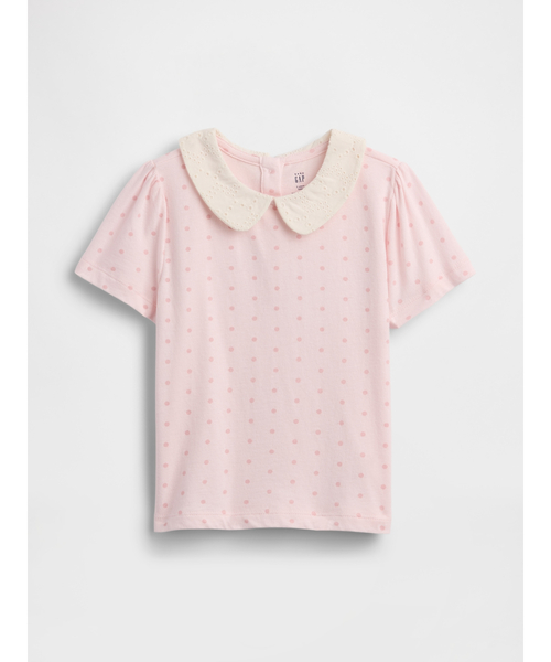 パフスリーブ　襟カットソー セール】babyGap パフスリーブ 襟付きTシャツ（Tシャツ/カットソー