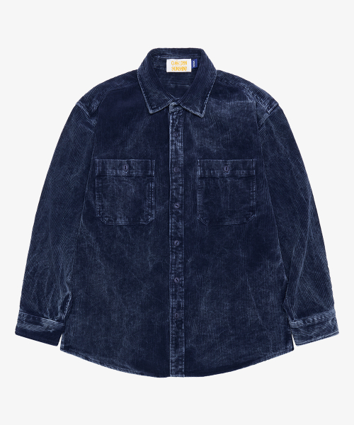 GOLDEN SNSHINE(ゴールデン サンシャイン)の「Corduroy washed shirts_Navy(シャツ/ブラウス・レディース・その他・M/L)」の1枚目の写真