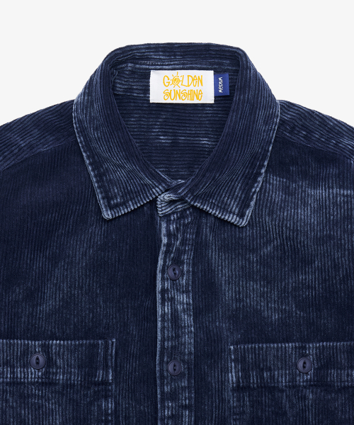 GOLDEN SNSHINE(ゴールデン サンシャイン)の「Corduroy washed shirts_Navy(シャツ/ブラウス・レディース・その他・M/L)」の3枚目の写真