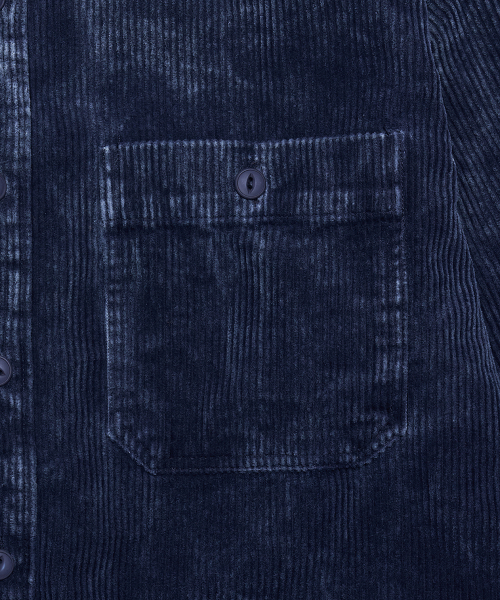 GOLDEN SNSHINE(ゴールデン サンシャイン)の「Corduroy washed shirts_Navy(シャツ/ブラウス・レディース・その他・M/L)」の4枚目の写真