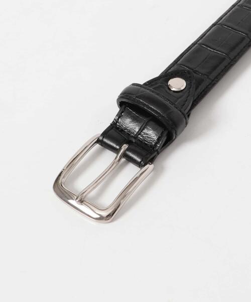 URBAN RESEARCH DOORS（アーバンリサーチドアーズ）の「LIFE STYLE TAILOR　エンボスレザーベルト（ベルト・メンズ・ブラック/ブラウン・FREE）」の6枚目の写真