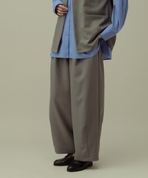 LAKOLE | 【セレモニー／卒入式にも】＜多機能素材＞パウダリーツイルワイドパンツ / 638594(スラックス)