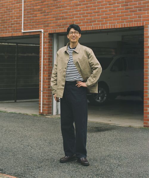 AMFEAST(アンフィースト)の「ヴィンテージ ITA フレンチワークジャケット ベージュ(その他アウター・メンズ・その他・SMALL/MEDIUM/LARGE/X-LARGE)」の5枚目の写真
